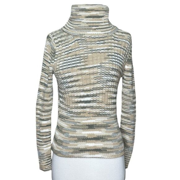 Gap Y2K Turtleneck Sweater Ribbed Size Small - Picture 1 of 6